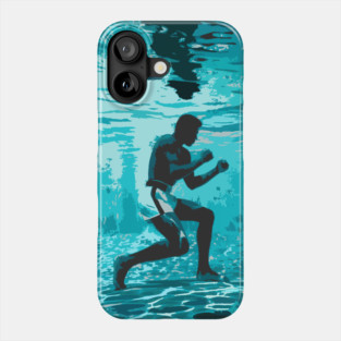 Muhammad Ali Underwater Boxing Phone Case