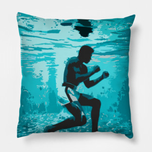 Muhammad Ali Underwater Boxing Pillow