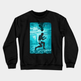 Muhammad Ali Underwater Boxing Crewneck Sweatshirt