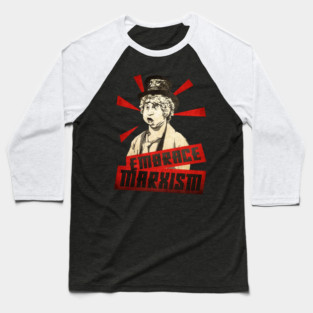 Embrace Marxism (vers. 2) Baseball T-Shirt