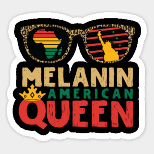 Melanin American Queen Magnet