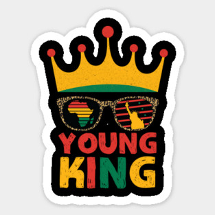 Young King Black King Magnet