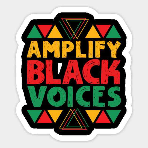 Amplify Black Voices Magnet by teewyld