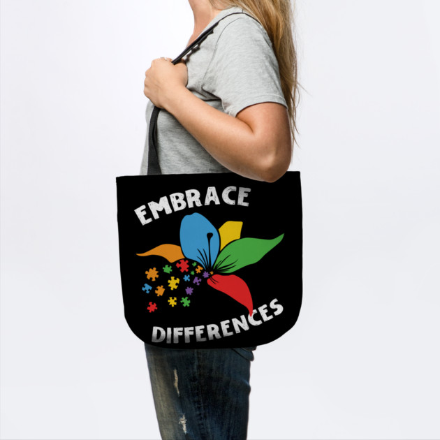 Embrace Differences Autism Awareness by The WYLD Tribe