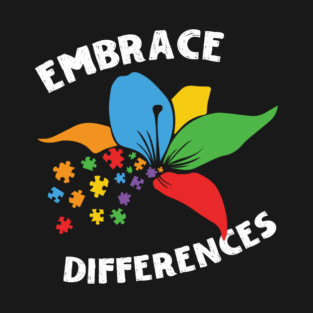 Embrace Differences Autism Awareness T-Shirt