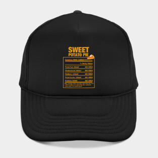 Sweet Potato Pie Nutrition Facts Black Thanksgiving Hat