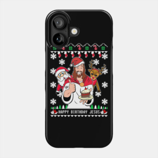 Happy Birthday Jesus Phone Case