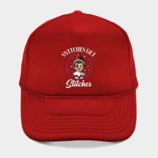 Snitches get Stitches - Elf Christmas Hat