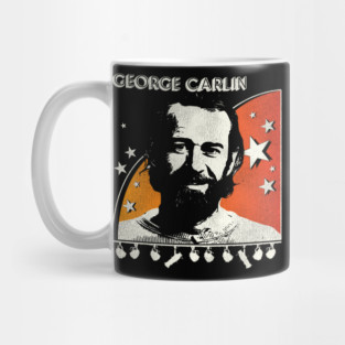 George Carlin 70s Style Retro Colorway Mug