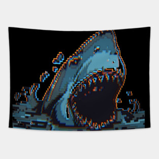 Great White Shark Tapestry