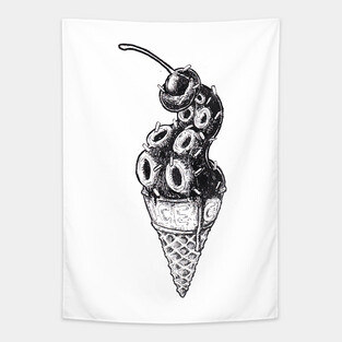 ice cream Tapestry