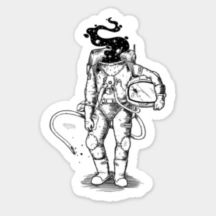 astronaut Sticker