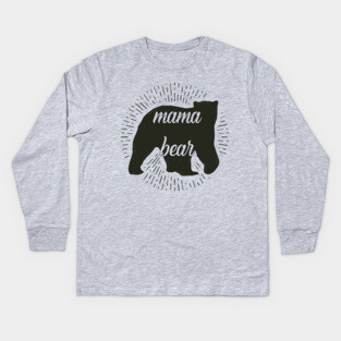 Mama Bear Kids Long Sleeve T-Shirt