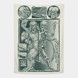 Kaiju Monster Tapestry