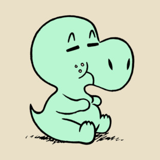 Chubby Alberto Color with Logo Back Print T-Shirt