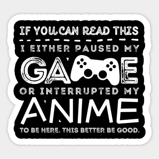 Anime And Gaming Lover Sticker by The WYLD Tribe