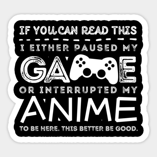 Anime And Gaming Lover Magnet by The WYLD Tribe