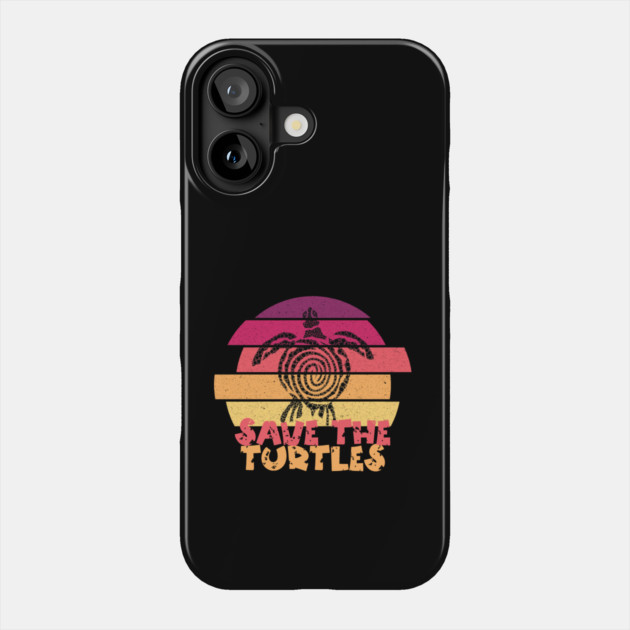 Save The Turtles Phone Case by The WYLD Tribe