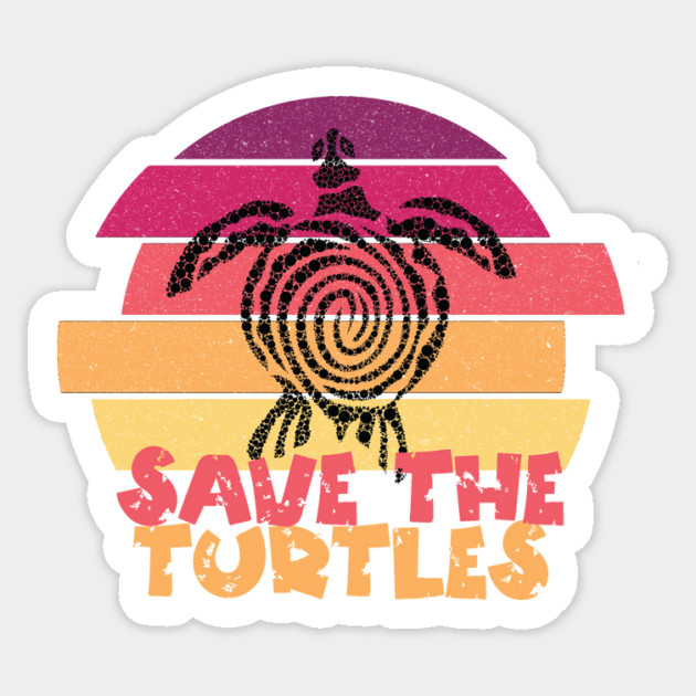 Save The Turtles Sticker by The WYLD Tribe