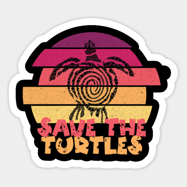 Save The Turtles Magnet by The WYLD Tribe
