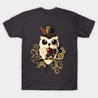 Steampunk owl T-Shirt