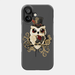 Steampunk owl Phone Case
