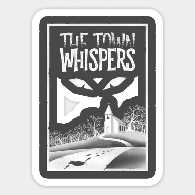 RQ Network: The Town Whispers Sticker by Rusty Quill