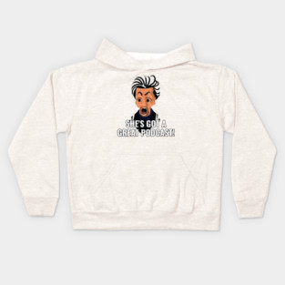 She's Got a Great Podcast! Kids Hoodie