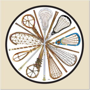 Pure Lacrosse (Color) Posters and Art