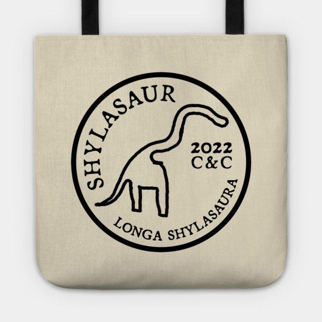 Shylasaur (Badge Edition) Tote by allisawr