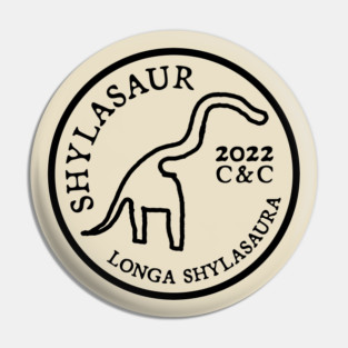 Shylasaur (Badge Edition) Pin
