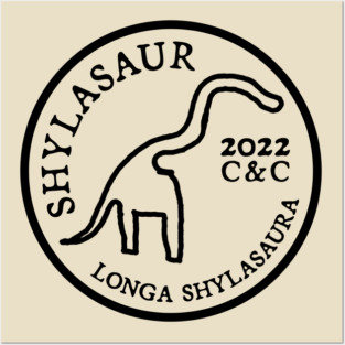 Shylasaur (Badge Edition) Posters and Art