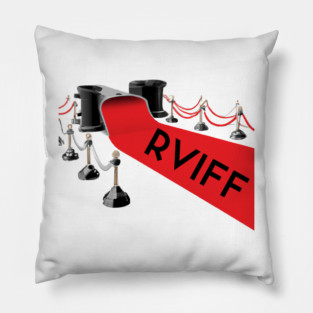 Robin and Valerie International Film Festival Logo Pillow
