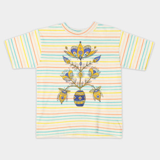 Ukrainian Tree Of Life Kids T-Shirt