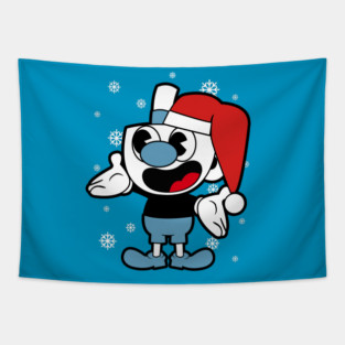 Happy Mugman Christmas! Tapestry