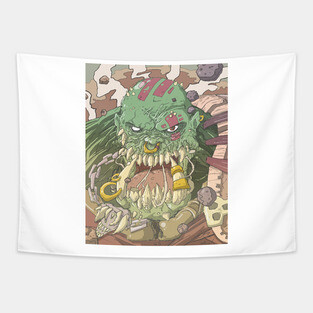 Orc Rage Tapestry