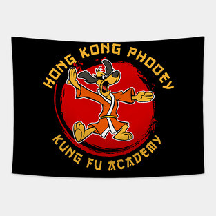 Hong Kong Phooey Kung Fu Academy Tapestry
