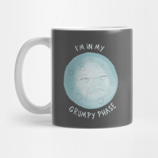 Grumpy Phase of the Moon Mug