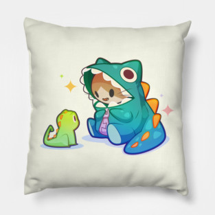Dino Cat Pillow