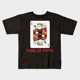 king farts Kids T-Shirt