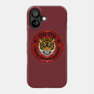 martial arts school patch Phone Case