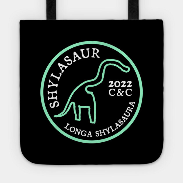 Shylasaur (Mint Badge Edition) Tote by allisawr
