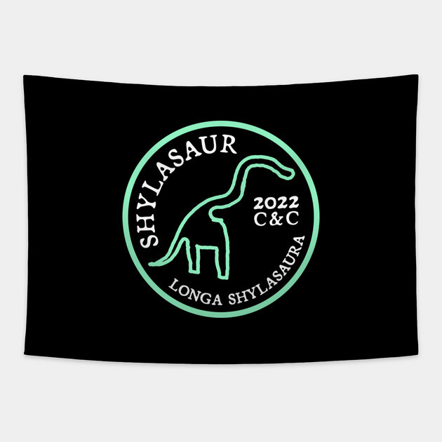 Shylasaur (Mint Badge Edition) Tapestry by allisawr