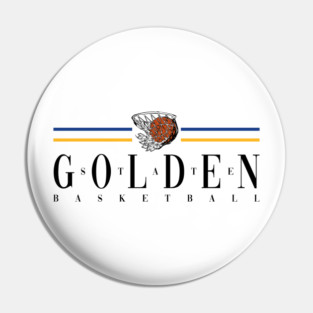 Golden State Basketball Pin