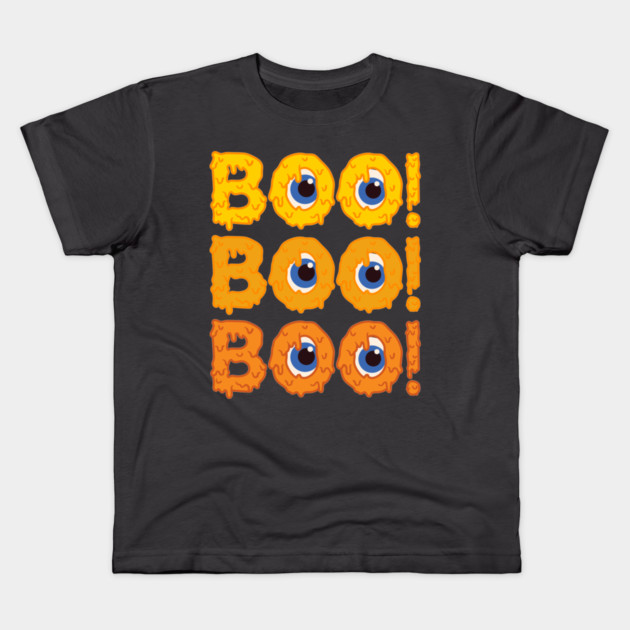 BOO HALLOWEEN Kids T-Shirt by Prinyos