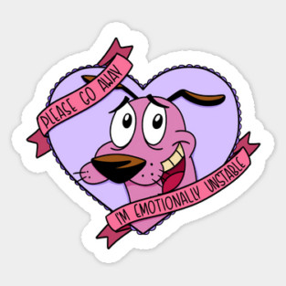 Please Go Away. Sticker