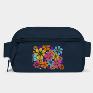 70s Retro Flower power Design Bag