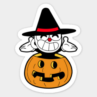 Cuphead Halloween Sticker