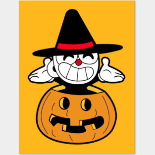 Cuphead Halloween Posters and Art