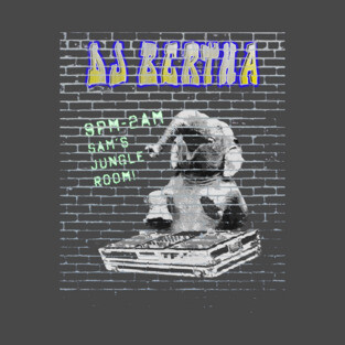 DJ Bertha (transparent) T-Shirt